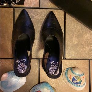 Vince Camuto High Cut Slingback Pumps